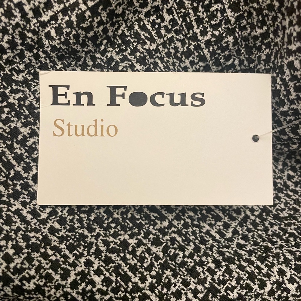 En Focus Studio Black and White Dress